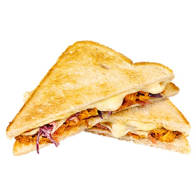 Butter Chicken & Slaw Toastie